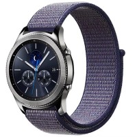 Ремінець Nylon для Smart Watch 20mm Темно-синій / Синій