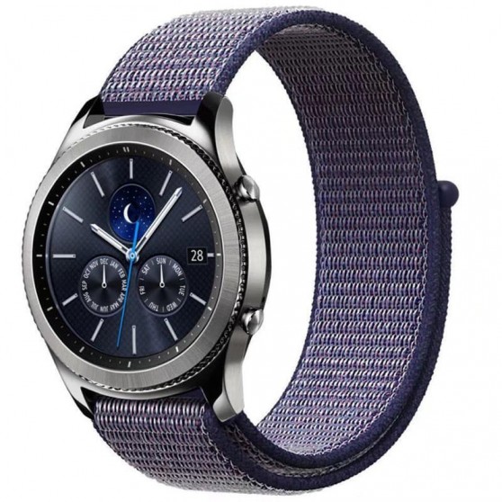 Ремешок Nylon для Smart Watch 20mm Темно-синий / Синий