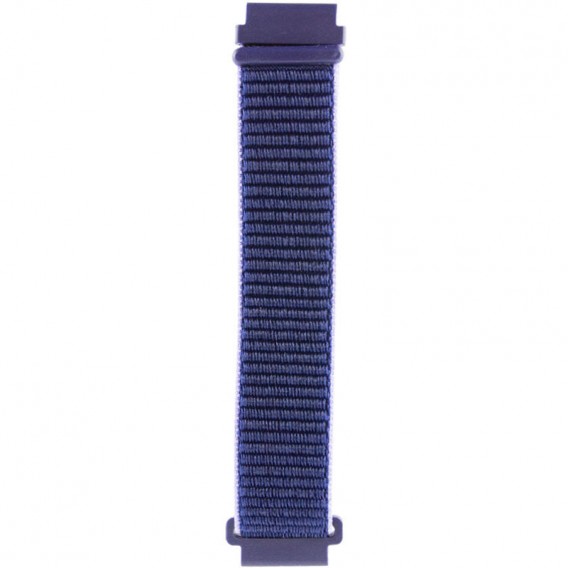 Ремінець Nylon для Smart Watch 20mm Темно-синій / Бузковий
