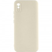 Чехол TPU GETMAN Liquid Silk Full Camera для Xiaomi Redmi 9A Песочный / Sand