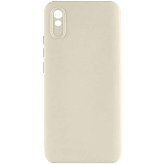 Чехол TPU GETMAN Liquid Silk Full Camera для Xiaomi Redmi 9A Песочный / Sand