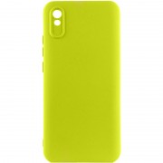 Чехол TPU GETMAN Liquid Silk Full Camera для Xiaomi Redmi 9A Желтый / Flash