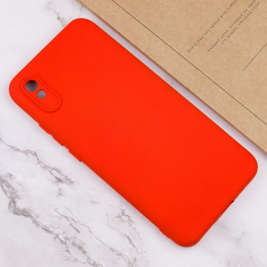 Чохол TPU GETMAN Liquid Silk Full Camera для Xiaomi Redmi 9A Червоний / Red - зображення 2 