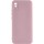 Чехол TPU GETMAN Liquid Silk Full Camera для Xiaomi Redmi 9A Розовый / Pink Sand