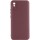 Чехол TPU GETMAN Liquid Silk Full Camera для Xiaomi Redmi 9A Бордовый / Marsala