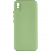 Чехол TPU GETMAN Liquid Silk Full Camera для Xiaomi Redmi 9A Зеленый / Pistachio