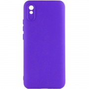 Чехол TPU GETMAN Liquid Silk Full Camera для Xiaomi Redmi 9A Синий / Iris