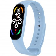 Силіконовий ремінець для Xiaomi Mi Band 7/6/5/4/3 Блакитний / Light Blue