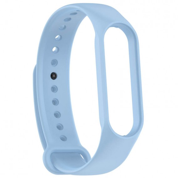 Силіконовий ремінець для Xiaomi Mi Band 7/6/5/4/3 Блакитний / Light Blue