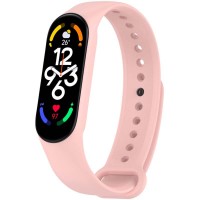 Силіконовий ремінець для Xiaomi Mi Band 7/6/5/4/3 Рожевий / Light pink