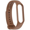 Силіконовий ремінець для Xiaomi Mi Band 7/6/5/4/3 Коричневий / Brown