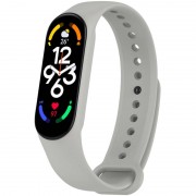 Силіконовий ремінець для Xiaomi Mi Band 7/6/5/4/3 Сірий / Light Grey