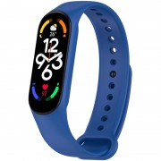 Силіконовий ремінець для Xiaomi Mi Band 7/6/5/4/3 Синій / Blue