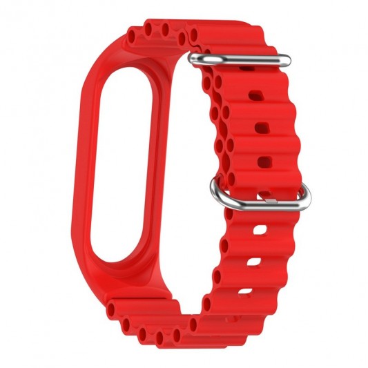 Ремінець Ocean Band для Xiaomi Mi Band 9/8 Червоний / Red - зображення 1 