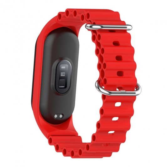 Ремінець Ocean Band для Xiaomi Mi Band 9/8 Червоний / Red - зображення 3 
