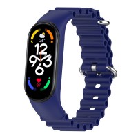 Ремінець Ocean Band для Xiaomi Mi Band 9/8/10 Синій / Blue