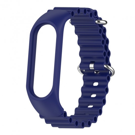 Ремінець Ocean Band для Xiaomi Mi Band 9/8 Синій / Blue - зображення 1 