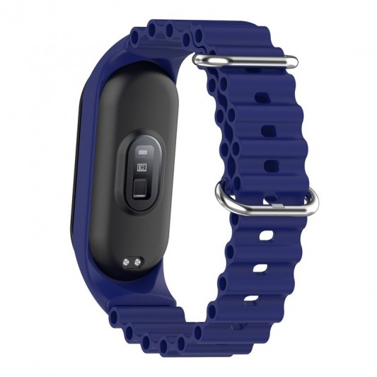 Ремінець Ocean Band для Xiaomi Mi Band 9/8 Синій / Blue - зображення 2 