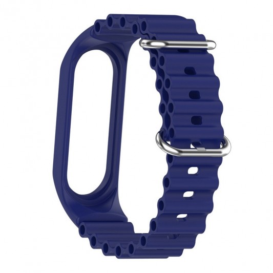 Ремінець Ocean Band для Xiaomi Mi Band 9/8 Синій / Blue - зображення 3 