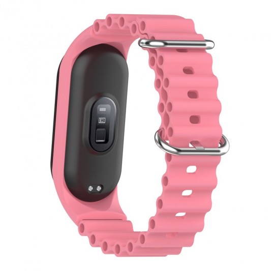 Ремінець Ocean Band для Xiaomi Mi Band 9/8 Рожевий / Pink - зображення 2 