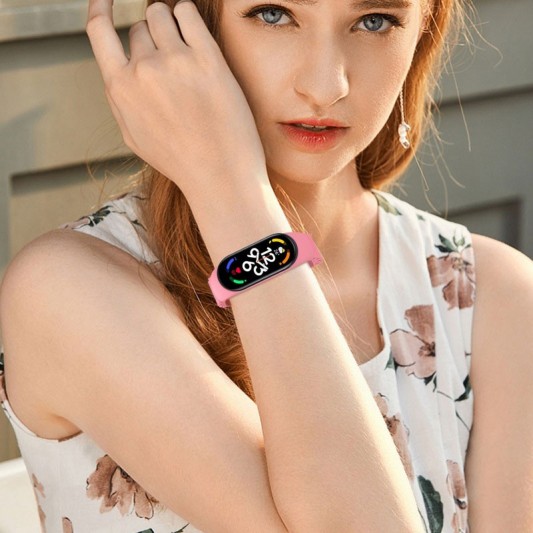 Ремінець Ocean Band для Xiaomi Mi Band 9/8 Рожевий / Pink - зображення 4 