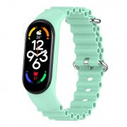 Ремінець Ocean Band для Xiaomi Mi Band 9/8 Бірюзовий / Blue Sea