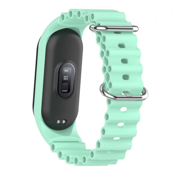 Ремінець Ocean Band для Xiaomi Mi Band 9/8 Бірюзовий / Blue Sea