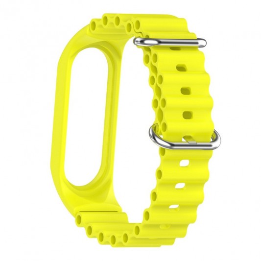 Ремінець Ocean Band для Xiaomi Mi Band 9/8 Жовтий / Flash - зображення 1 