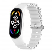 Ремінець Ocean Band для Xiaomi Mi Band 9/8 Білий / White