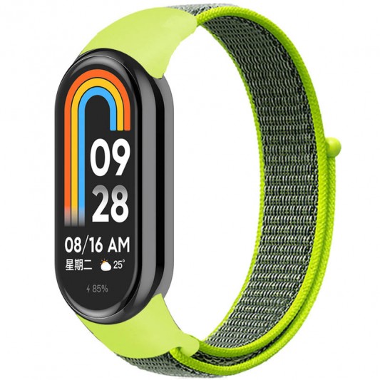 Ремешок Nylon New для Xiaomi Mi Band 8/9 Bright Green