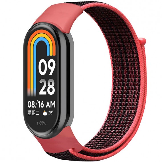 Ремінець Nylon New для Xiaomi Mi Band 8/9 Pomegranate Red