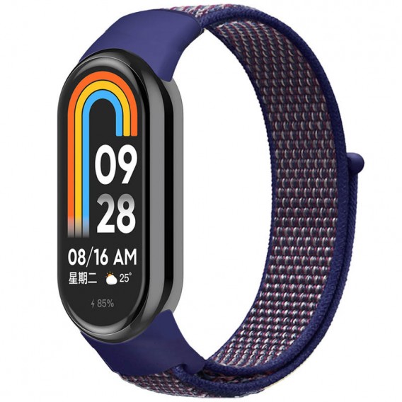 Ремінець Nylon New для Xiaomi Mi Band 8/9 Navy Blue