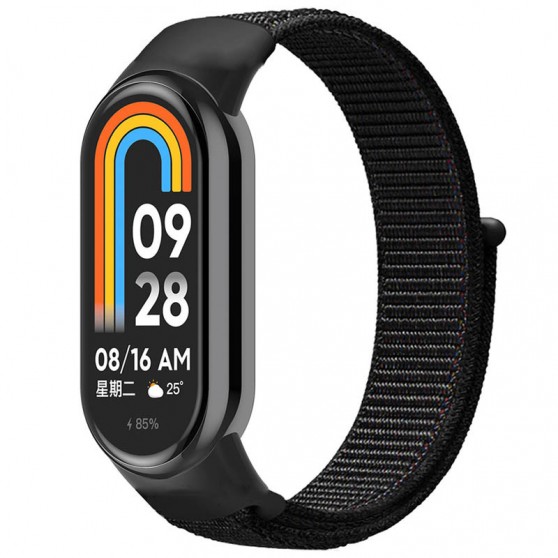 Ремінець Nylon New для Xiaomi Mi Band 8/9 Black