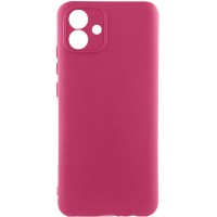 Чехол TPU GETMAN Liquid Silk Full Camera для Samsung Galaxy A04 Бордовый / Marsala