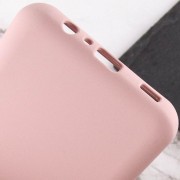 Чехол TPU GETMAN Liquid Silk Full Camera для Samsung Galaxy A04 Розовый / Pink Sand