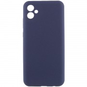 Чохол TPU GETMAN Liquid Silk Full Camera для Samsung Galaxy A04 Синій / Midnight Blue