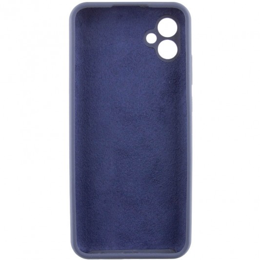 Чехол TPU GETMAN Liquid Silk Full Camera для Samsung Galaxy A04 Синий / Midnight Blue - изображение 2