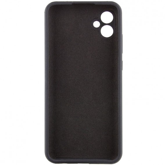 Чохол TPU GETMAN Liquid Silk Full Camera для Samsung Galaxy A04 Чорний / Black