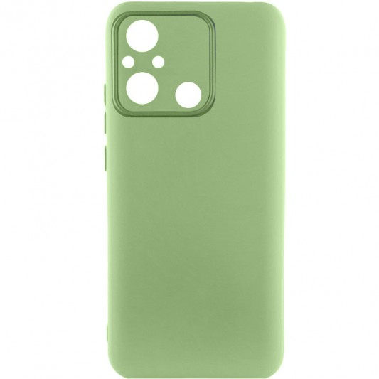 Чохол TPU GETMAN Liquid Silk Full Camera для Xiaomi Redmi 12C Зелений / Pistachio