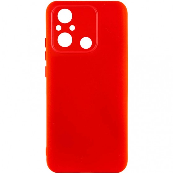 Чехол TPU GETMAN Liquid Silk Full Camera для Xiaomi Redmi 12C Красный / Red