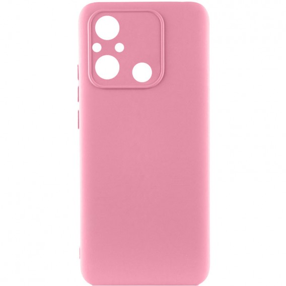 Чохол TPU GETMAN Liquid Silk Full Camera для Xiaomi Redmi 12C Рожевий / Pink