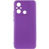 Чохол TPU GETMAN Liquid Silk Full Camera для Xiaomi Redmi 12C Фіолетовий / Purple