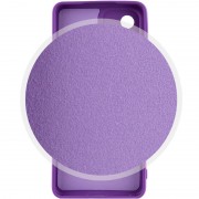 Чохол TPU GETMAN Liquid Silk Full Camera для Xiaomi Redmi 12C Фіолетовий / Purple