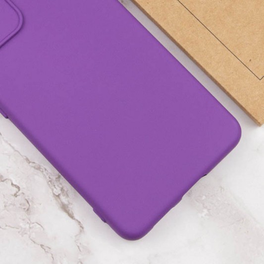 Чохол TPU GETMAN Liquid Silk Full Camera для Xiaomi Redmi 12C Фіолетовий / Purple - зображення 2 