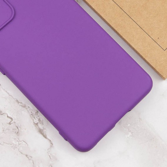 Чохол TPU GETMAN Liquid Silk Full Camera для Xiaomi Redmi 12C Фіолетовий / Purple