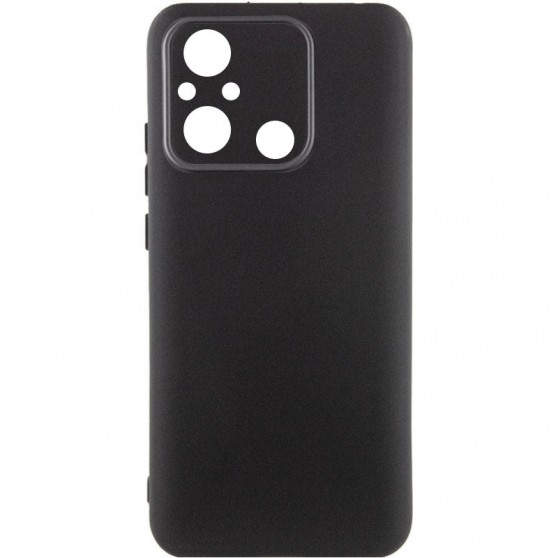 Чехол TPU GETMAN Liquid Silk Full Camera для Xiaomi Redmi 12C Черный / Black