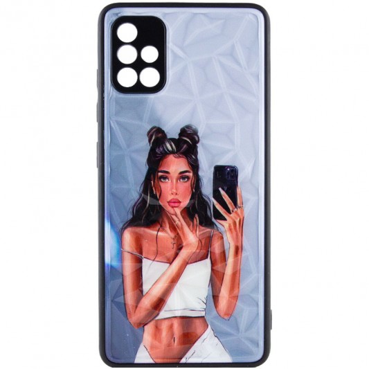 TPU+PC чохол Prisma Ladies для Samsung Galaxy A51 Black in White - зображення 1 