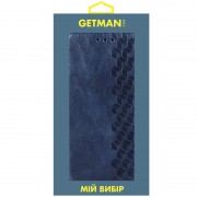 Кожаный чехол-книжка GETMAN Cubic (PU) для Xiaomi Redmi 9A Синий