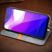 Кожаный чехол-книжка GETMAN Cubic (PU) для Xiaomi Redmi 9A Серый