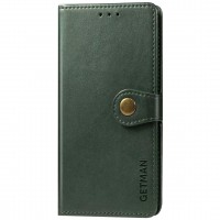 Кожаный чехол-книжка GETMAN Gallant (PU) для Xiaomi Redmi 9A Зеленый